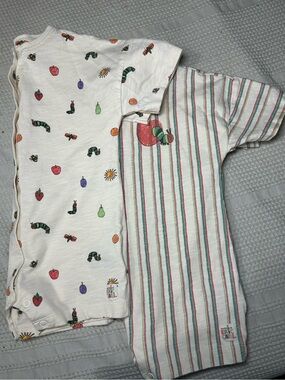 Next The Very Hungry Caterpillar Neutral Baby Rompers 2 Pack